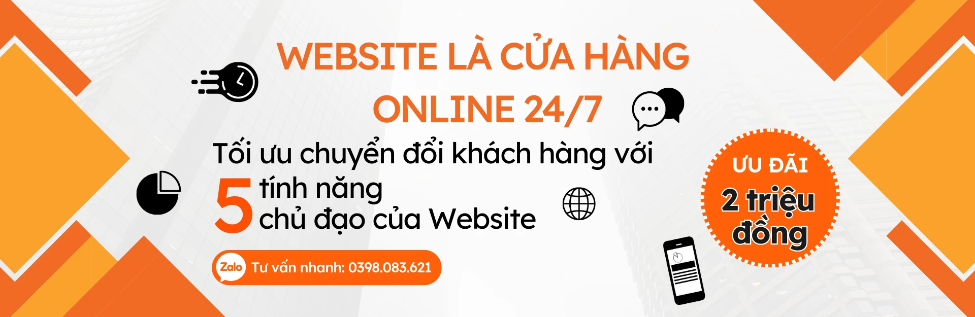 Wemetrics cung cấp giải pháp thiết kế hệ thống Website