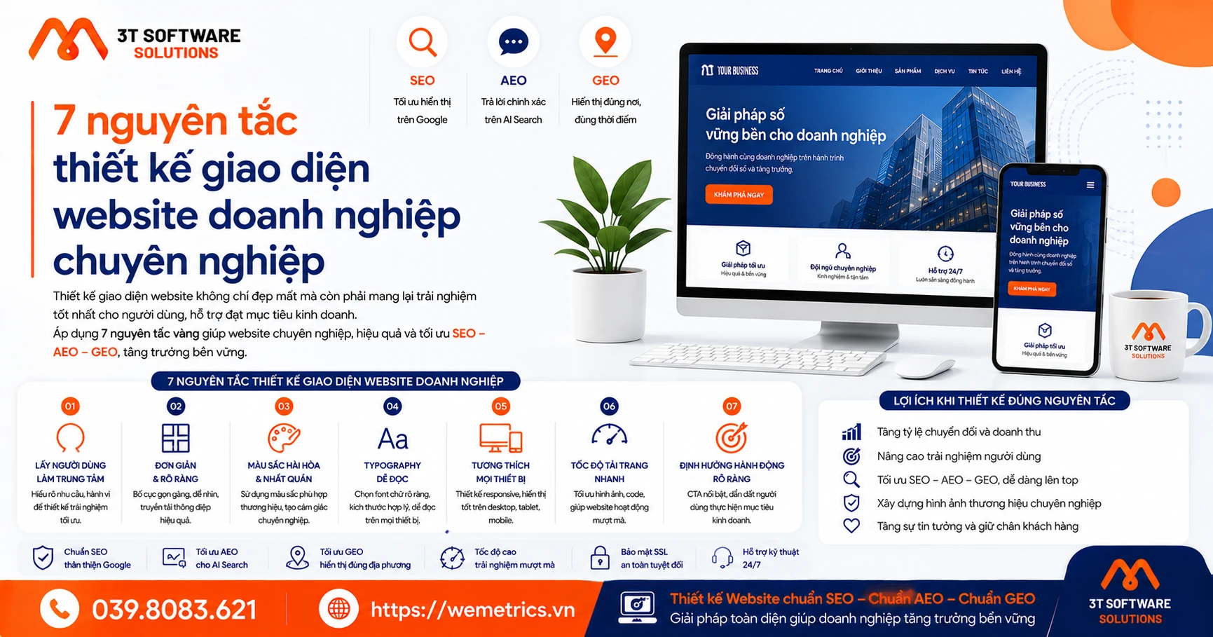 7 nguyên tắc thiết kế giao diện website doanh nghiệp chuyên nghiệp