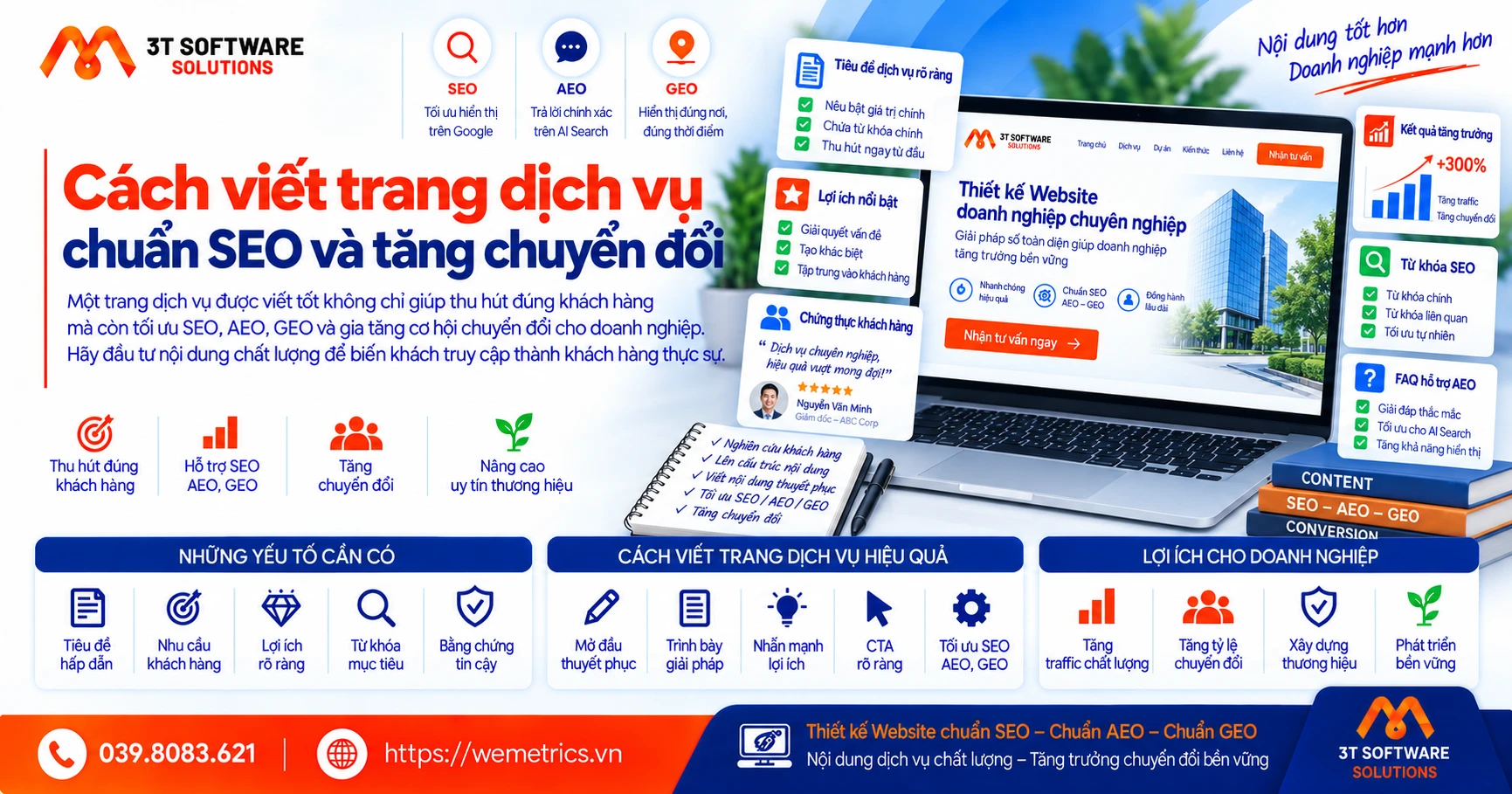 Cách viết trang dịch vụ chuẩn SEO và tăng chuyển đổi