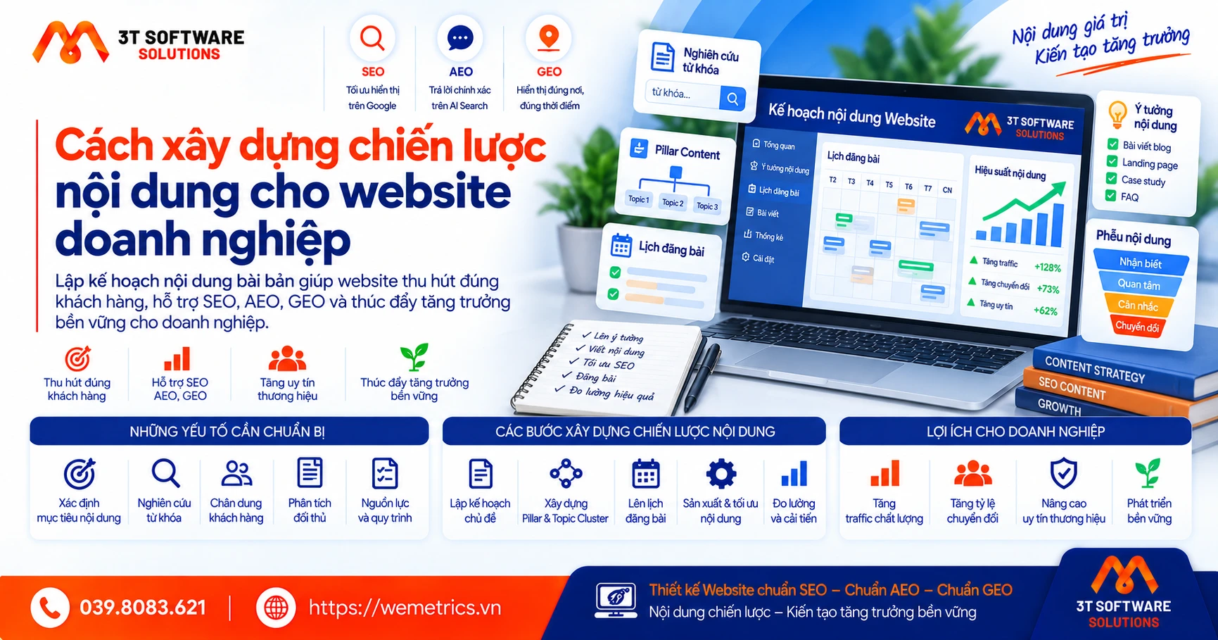 Cách xây dựng chiến lược nội dung cho website doanh nghiệp