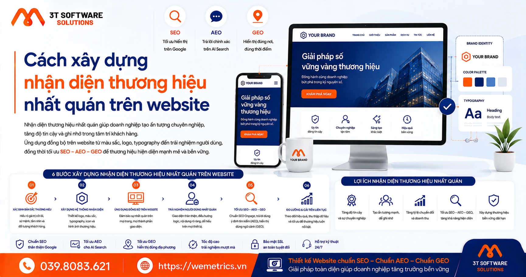 Cách xây dựng nhận diện thương hiệu nhất quán trên website