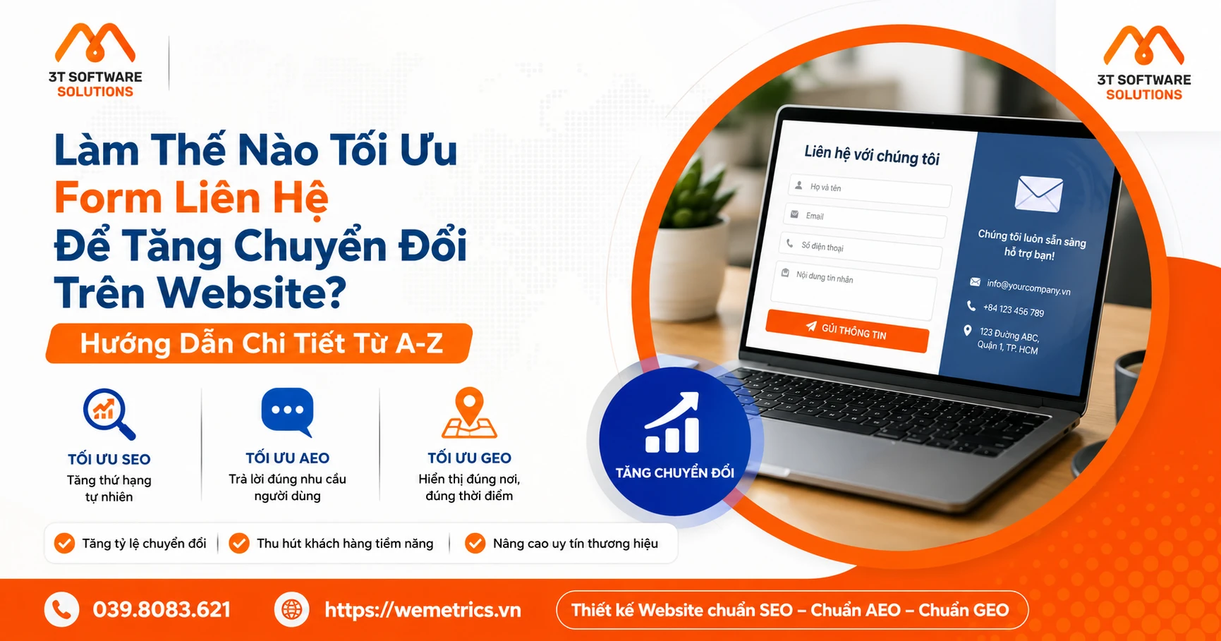 Làm Thế Nào Tối Ưu Form Liên Hệ Để Tăng Chuyển Đổi Trên Website? Hướng Dẫn Chi Tiết Từ A-Z