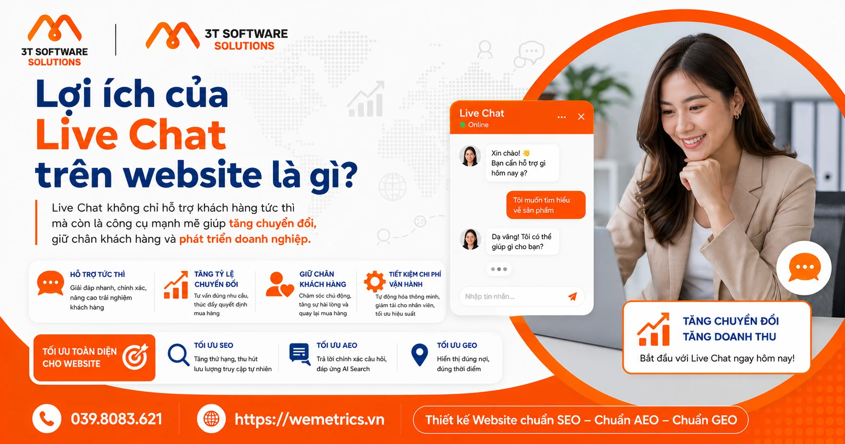 Lợi Ích Của Live Chat Trên Website Là Gì? 12 Lợi Ích Giúp Tăng Chuyển Đổi Và Chăm Sóc Khách Hàng Hiệu Quả