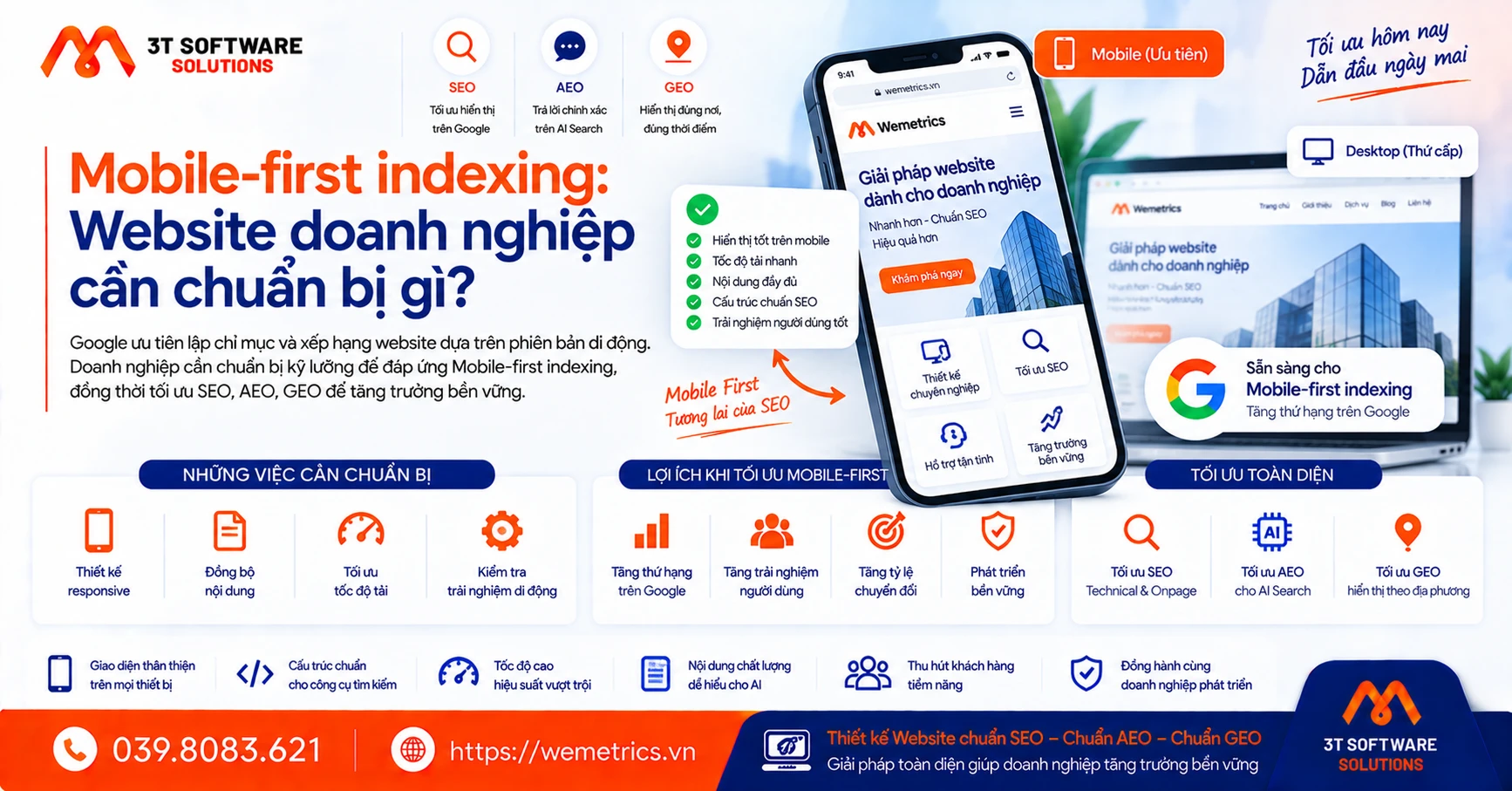 Mobile-first indexing: Website doanh nghiệp cần chuẩn bị gì?