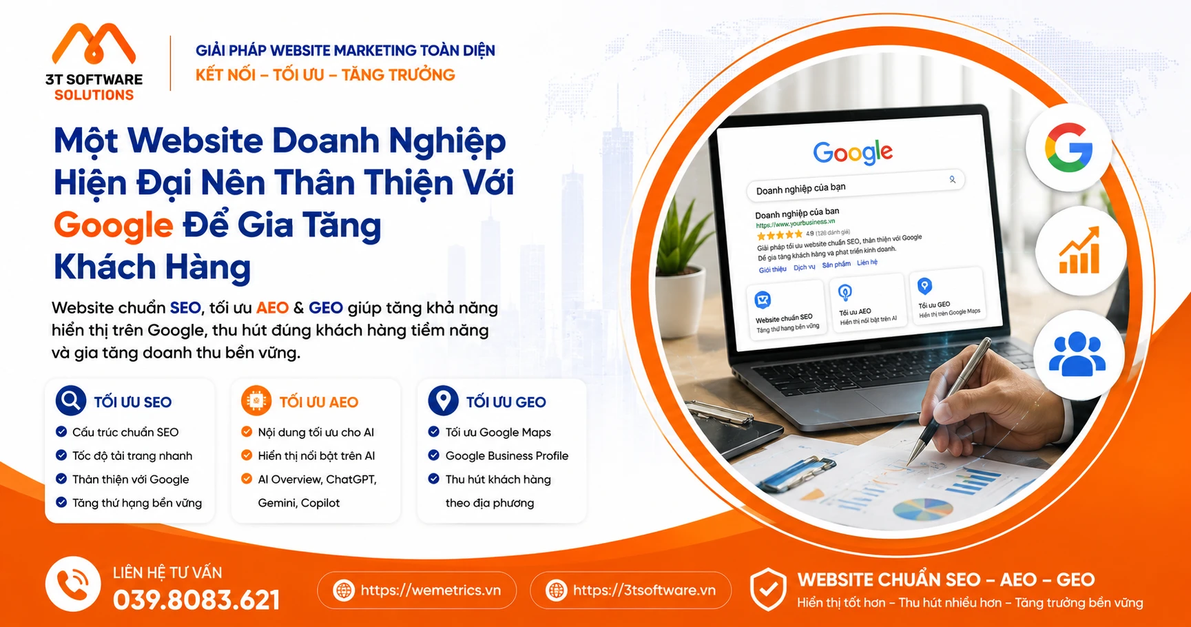 Một Website Doanh Nghiệp Hiện Đại Nên Thân Thiện Với Google Để Gia Tăng Khách Hàng