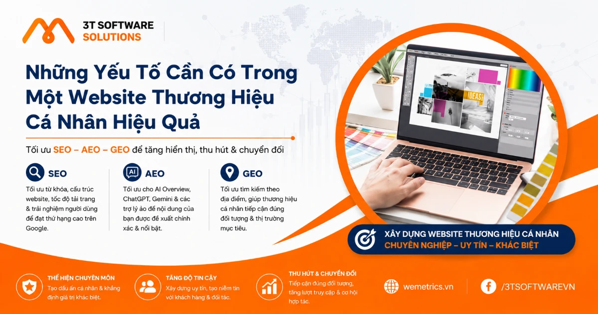Những Yếu Tố Cần Có Trong Một Website Thương Hiệu Cá Nhân Hiệu Quả
