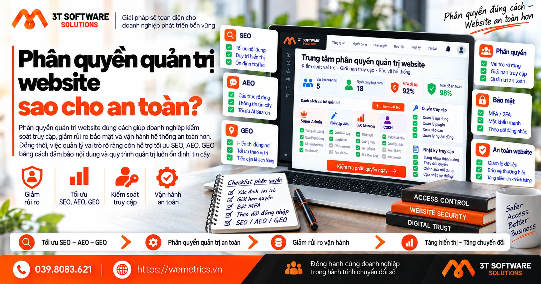 Phân quyền quản trị website sao cho an toàn?