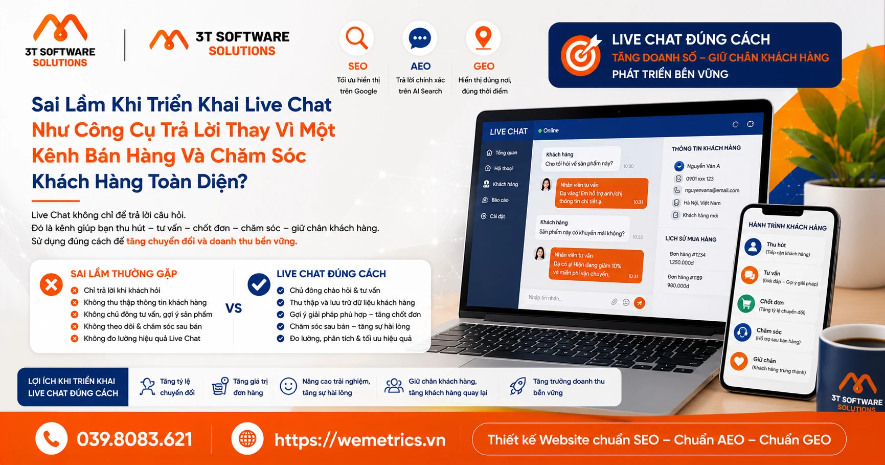 Sai Lầm Khi Triển Khai Live Chat Như Công Cụ Trả Lời Thay Vì Một Kênh Bán Hàng Và Chăm Sóc Khách Hàng Toàn Diện?