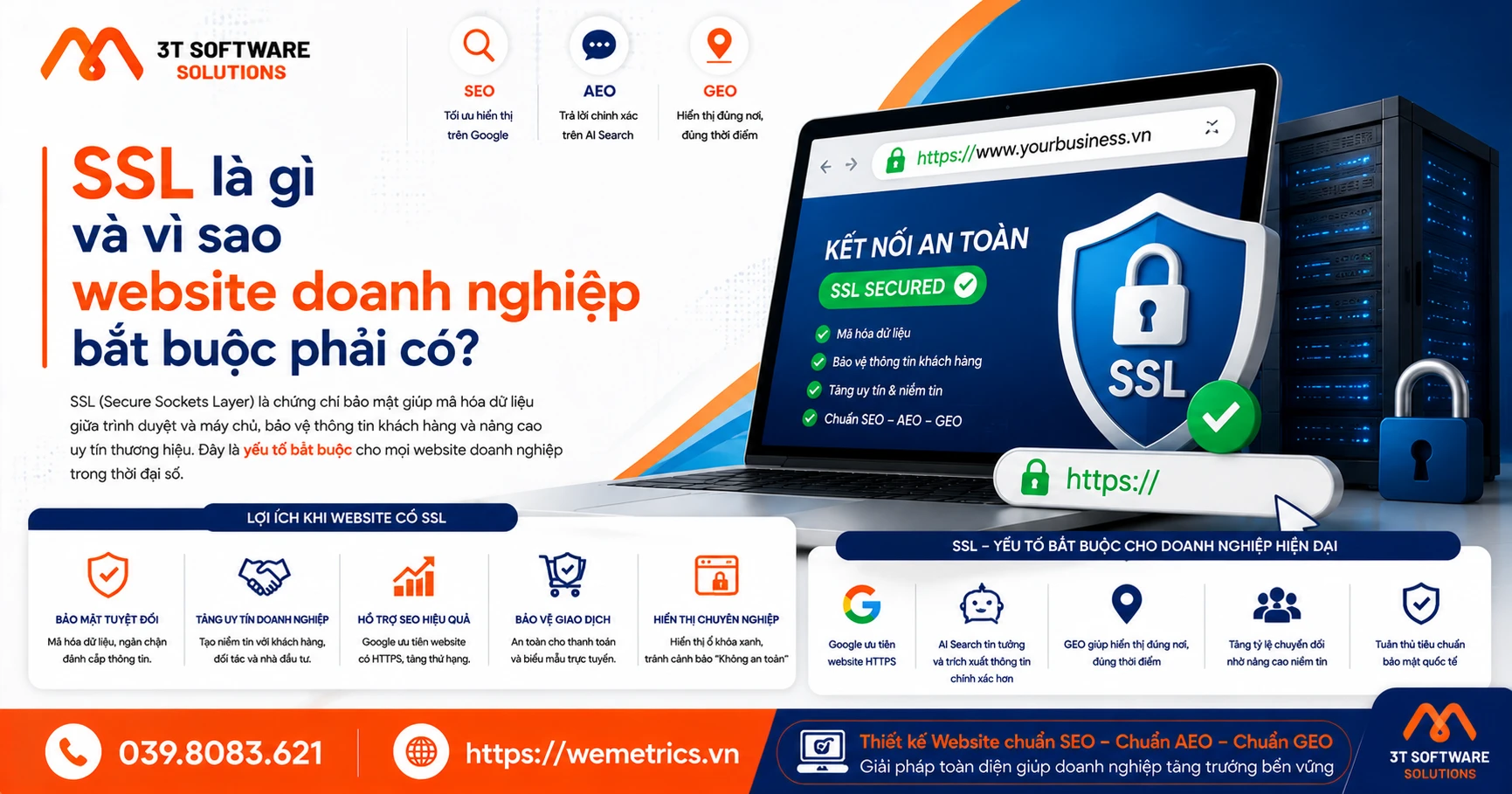 SSL là gì và vì sao website doanh nghiệp bắt buộc phải có?