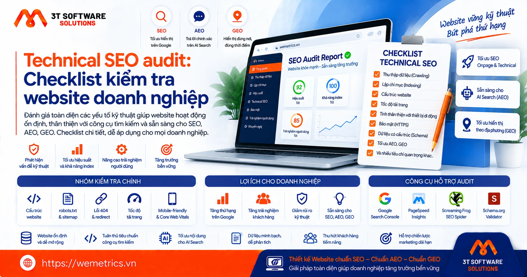 Technical SEO audit: Checklist kiểm tra website doanh nghiệp