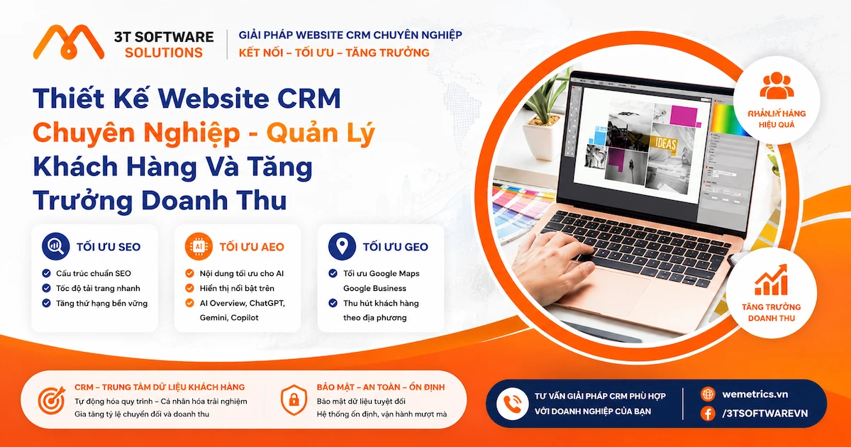 Thiết Kế Website CRM Chuyên Nghiệp - Quản Lý Khách Hàng Và Tăng Trưởng Doanh Thu