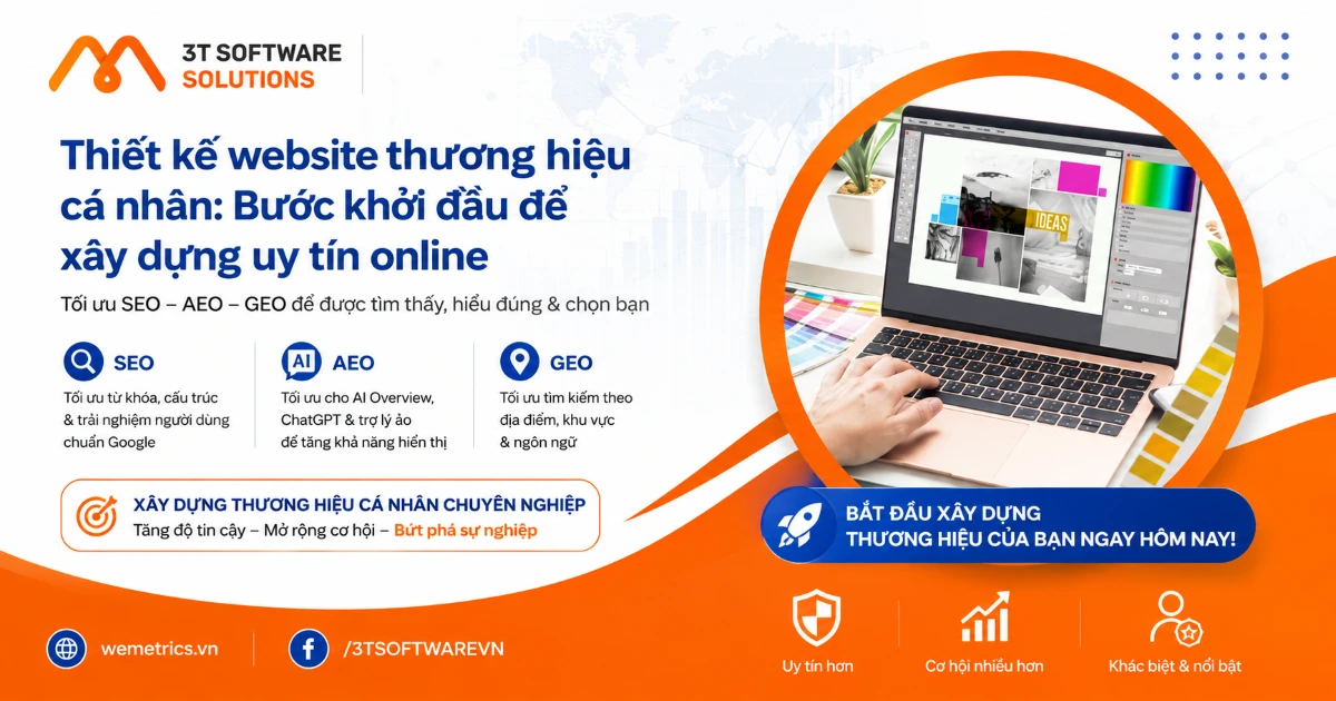 Thiết kế website thương hiệu cá nhân: Bước khởi đầu để xây dựng uy tín online