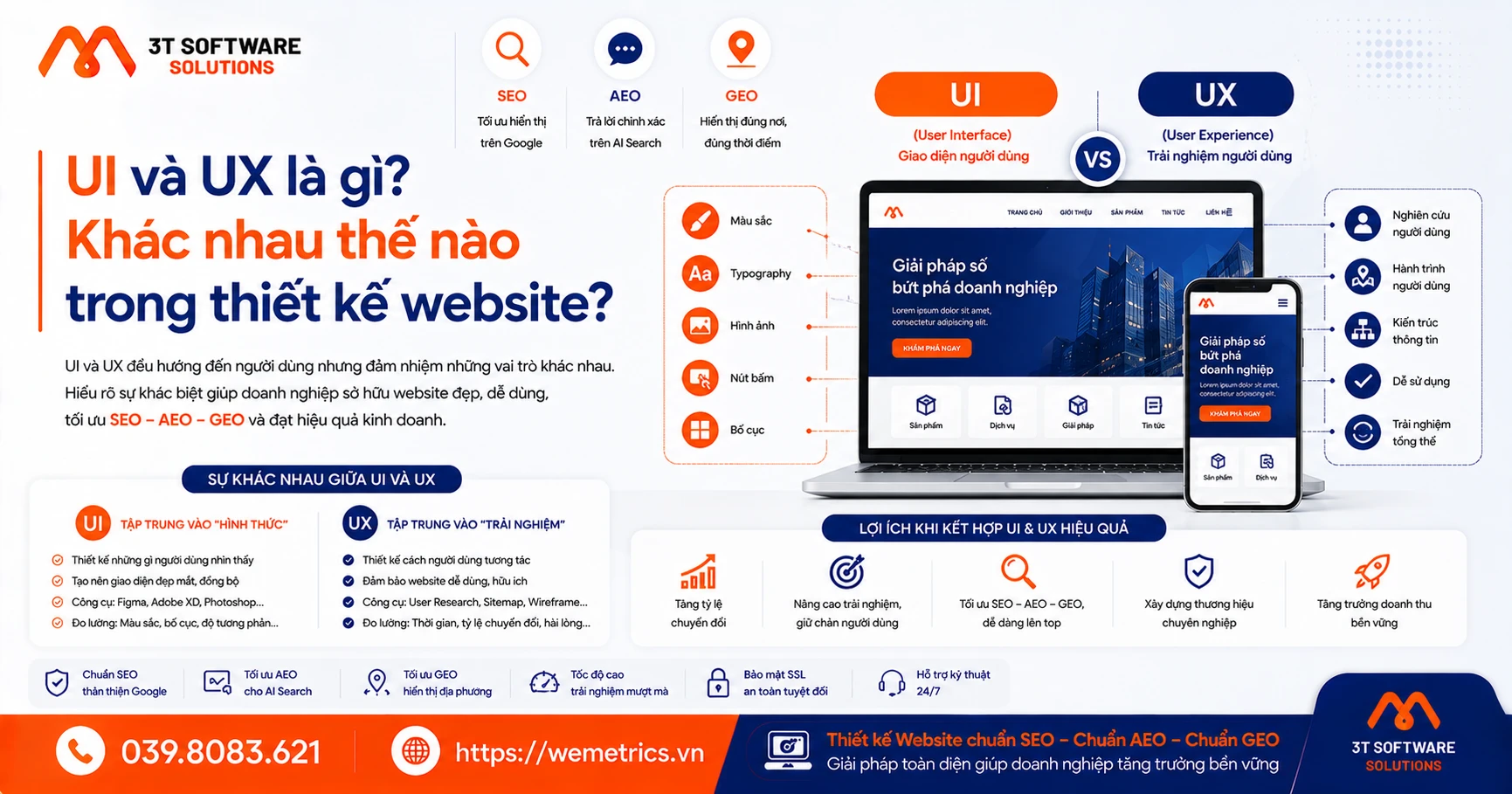 UI và UX là gì? Khác nhau thế nào trong thiết kế website?