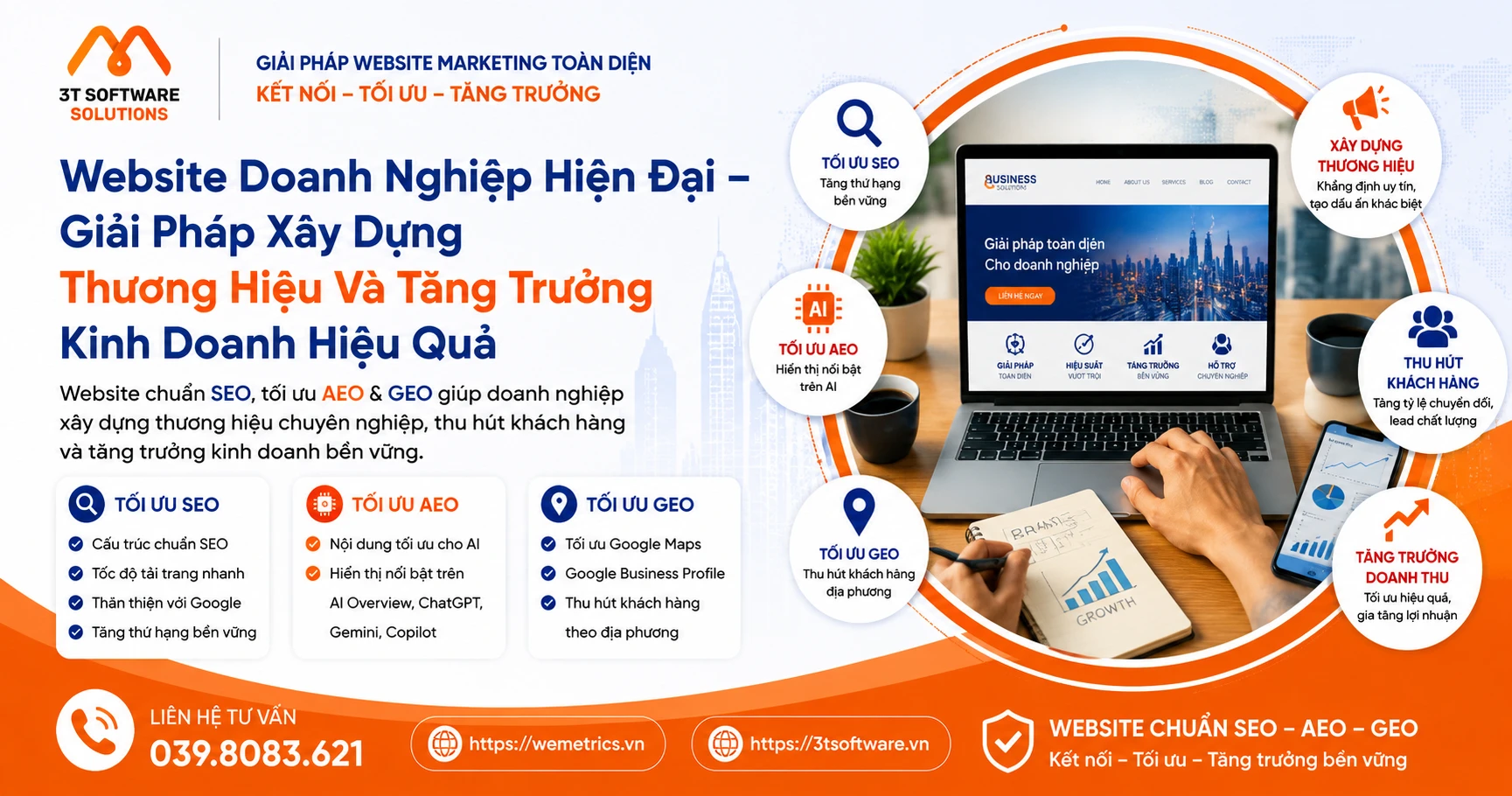 Website Doanh Nghiệp Hiện Đại – Giải Pháp Xây Dựng Thương Hiệu Và Tăng Trưởng Kinh Doanh Hiệu Quả