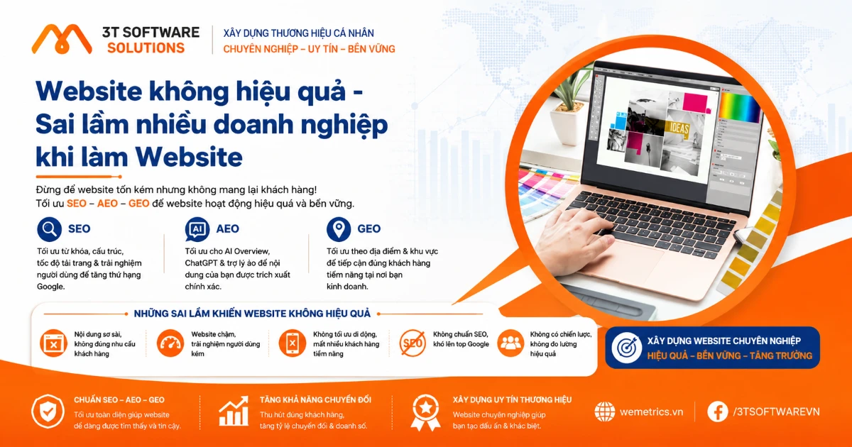 Website không hiệu quả - Sai lầm nhiều doanh nghiệp khi làm Website