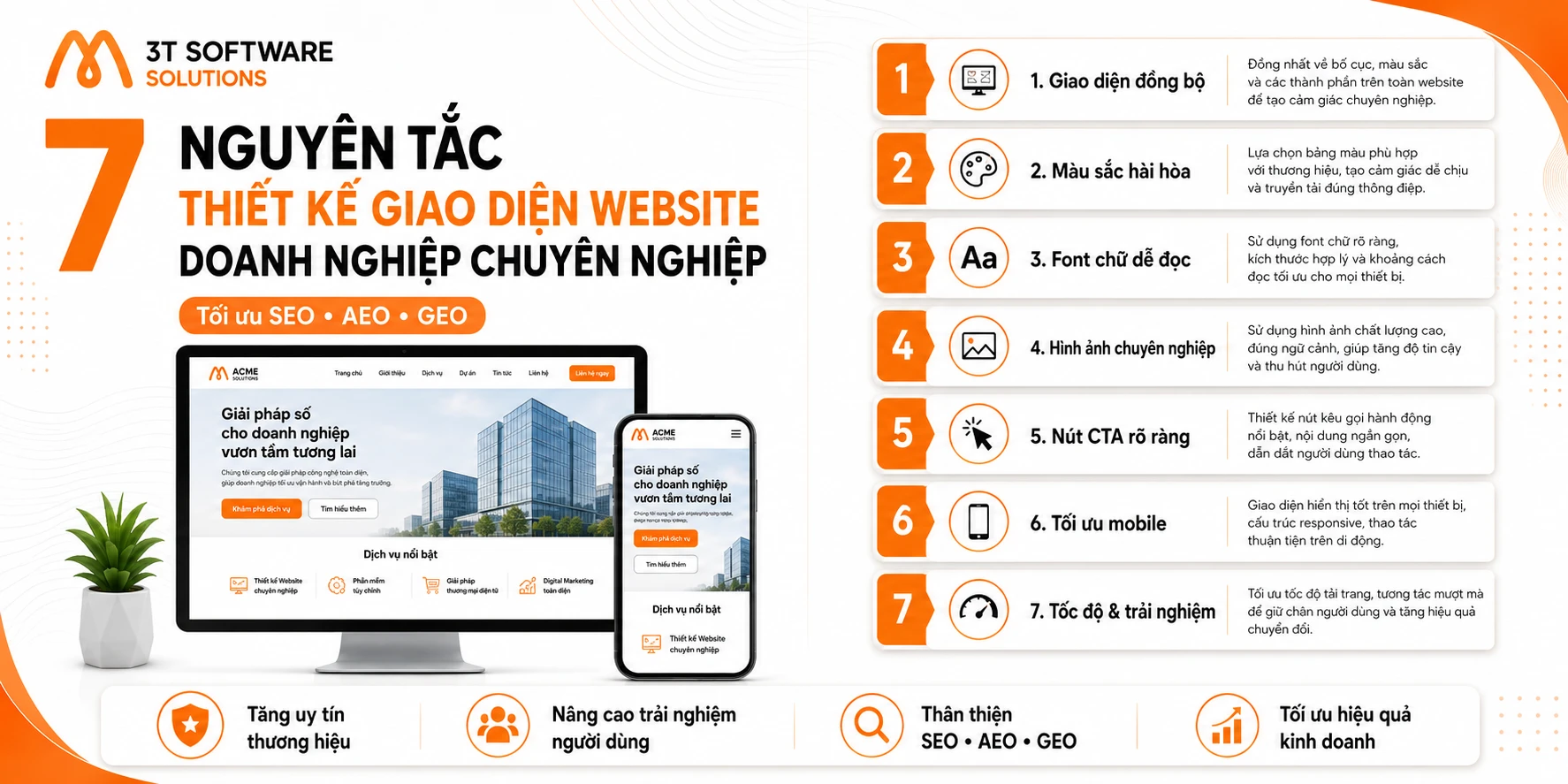 7 Nguyên Tắc Thiết Kế Giao Diện Website Chuyên Nghiệp