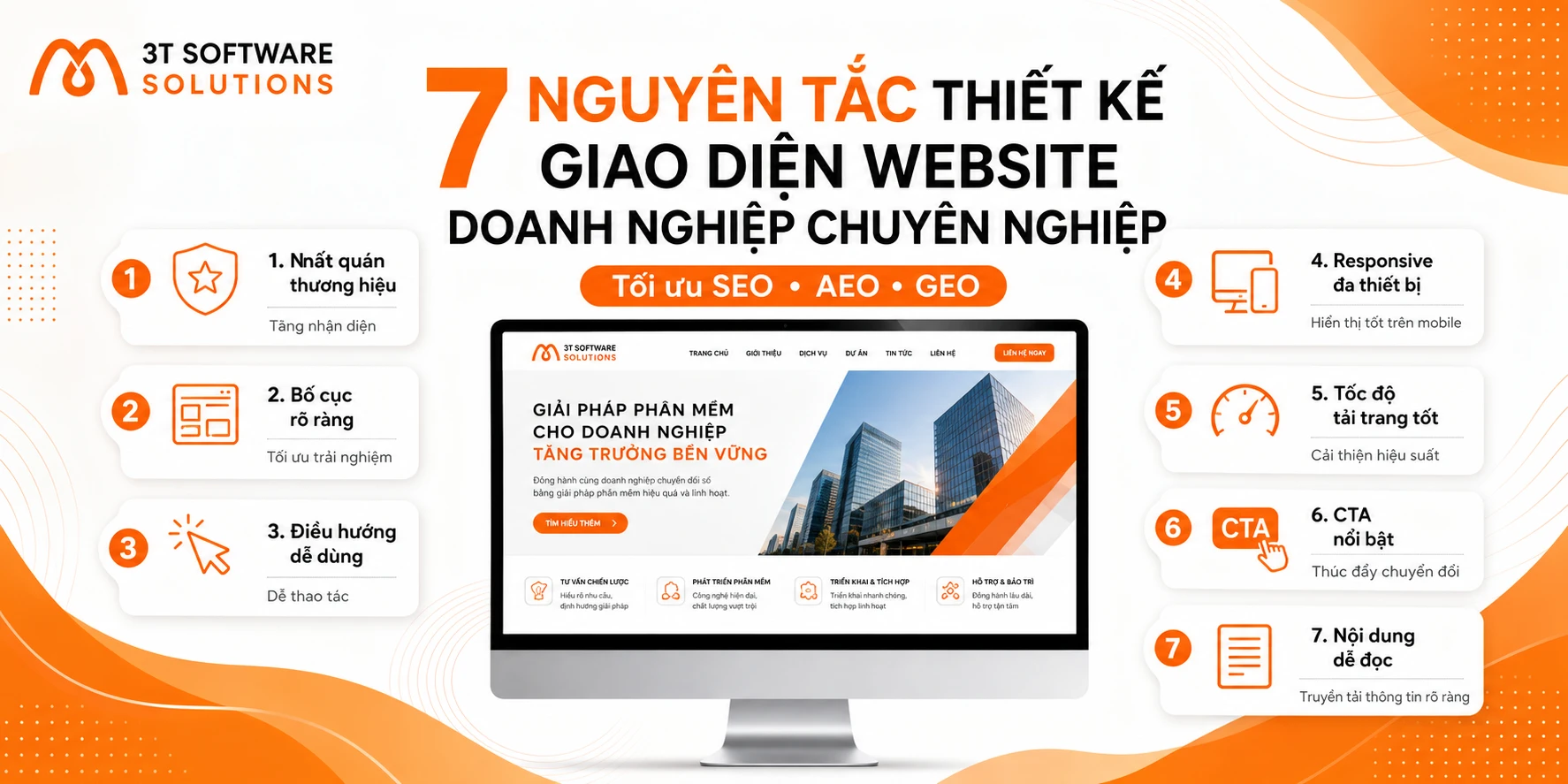 7 Nguyên Tắc Thiết Kế Giao Diện Website Chuyên Nghiệp
