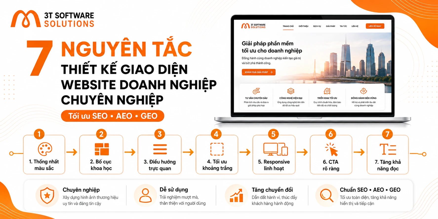 7 Nguyên Tắc Thiết Kế Giao Diện Website Chuyên Nghiệp