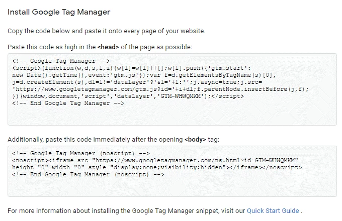 Dịch vụ của Google Tag Manager