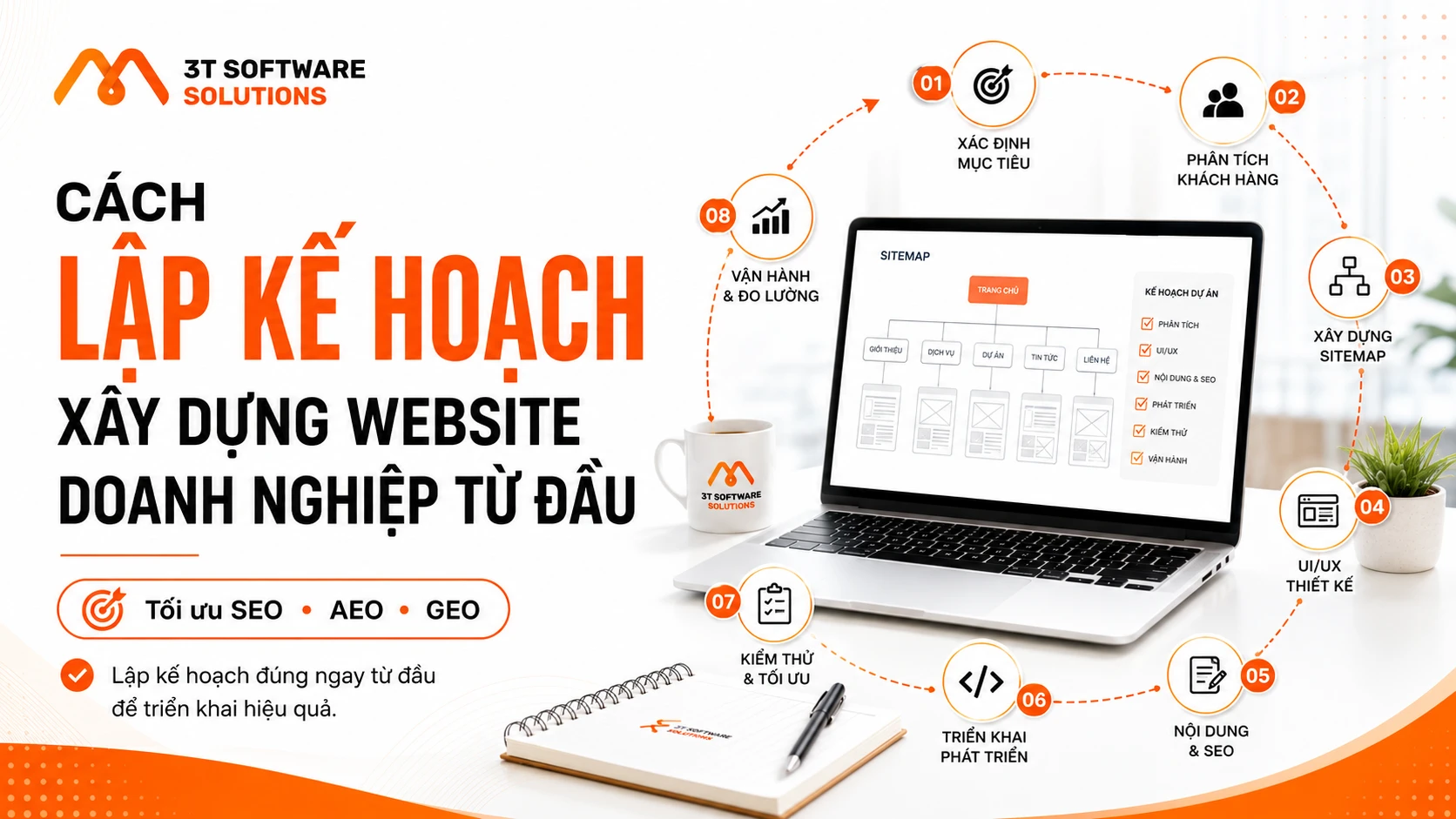 Cách lập kế hoạch xây dựng website doanh nghiệp từ đầu