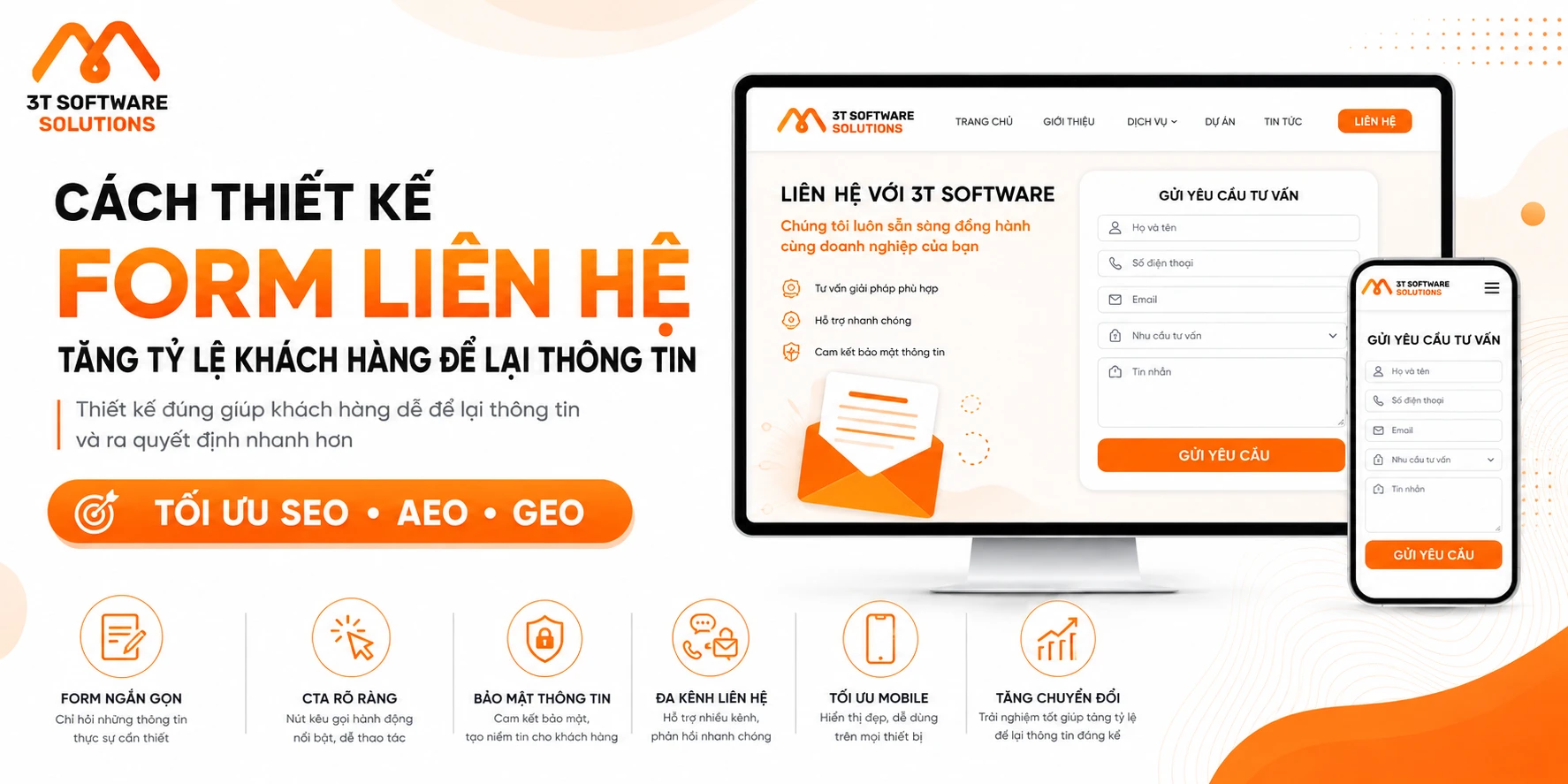 Cách thiết kế form liên hệ tăng tỷ lệ khách hàng để lại thông tin