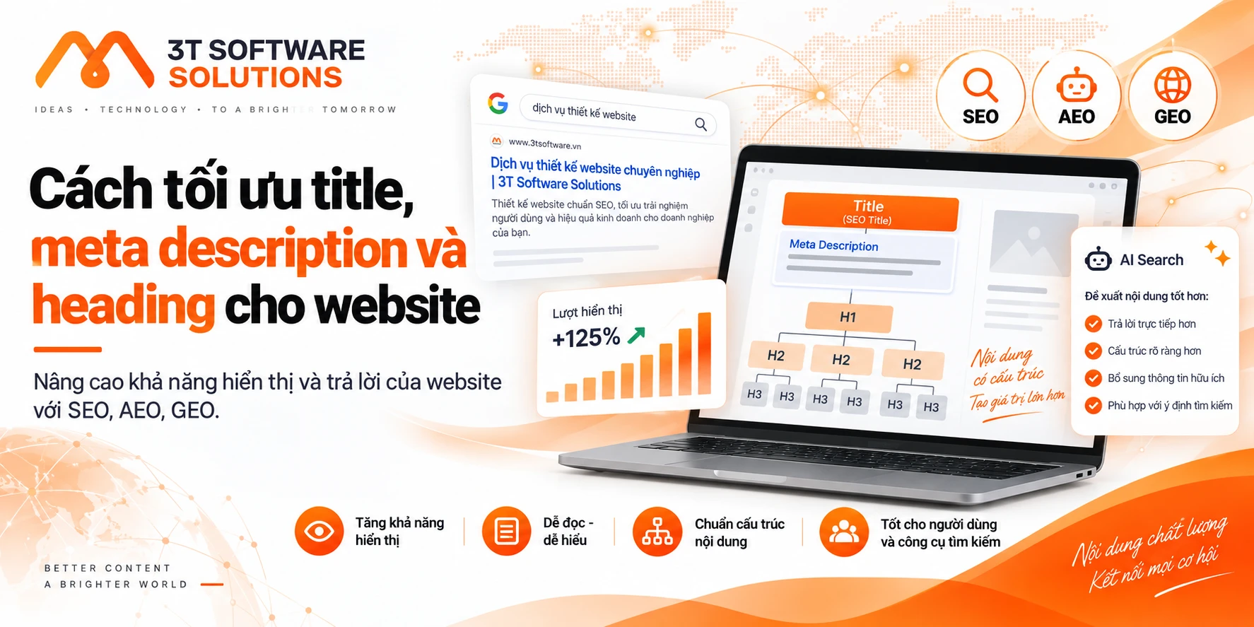 Cách tối ưu title, meta description và heading cho website