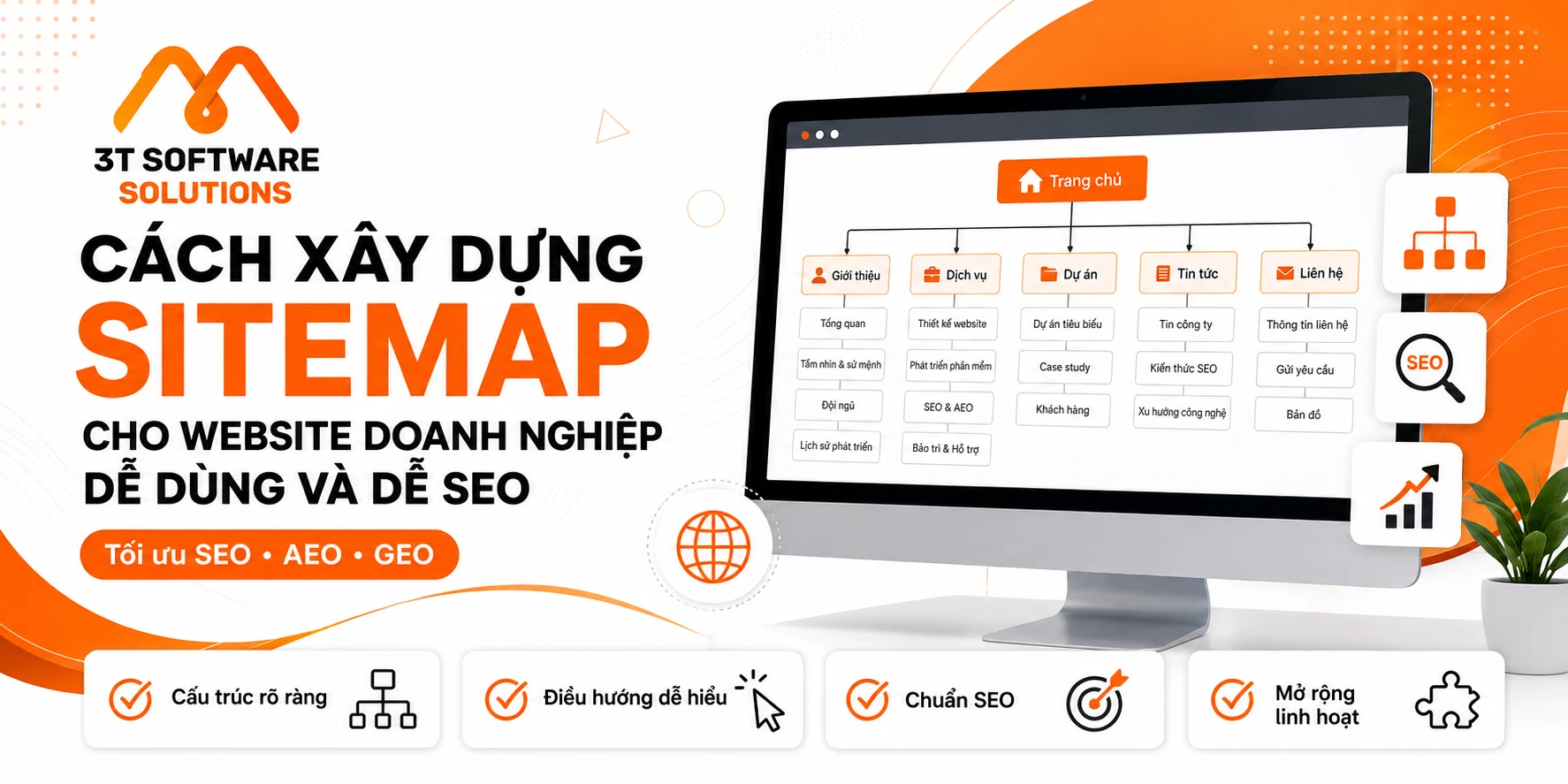 Cách xây dựng sitemap cho website doanh nghiệp dễ dùng và dễ SEO