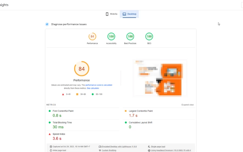 Điểm PageSpeed ​​Insights được tính như thế nào?