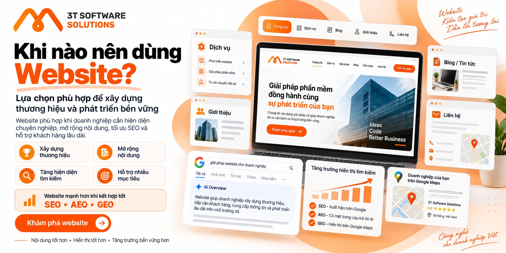 Landing page và website khác nhau thế nào? Khi nào nên dùng?