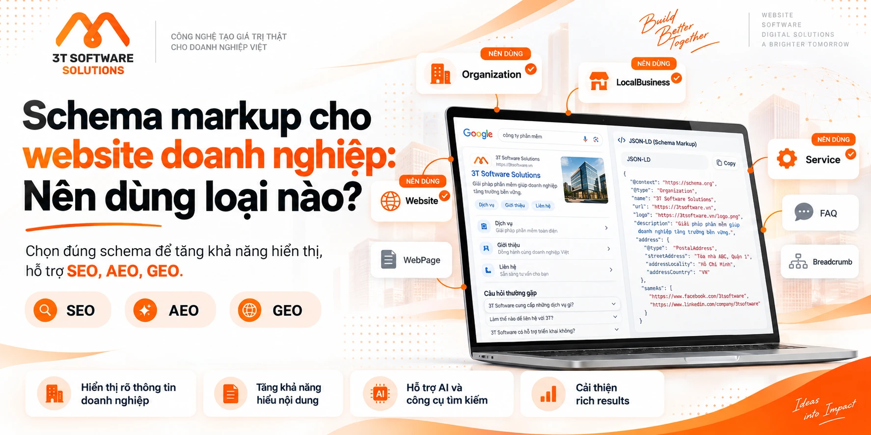 Schema markup cho website doanh nghiệp: Nên dùng loại nào?