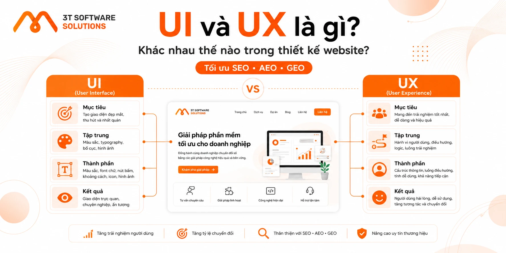 UI và UX là gì? Khác nhau thế nào khi thiết kế website?